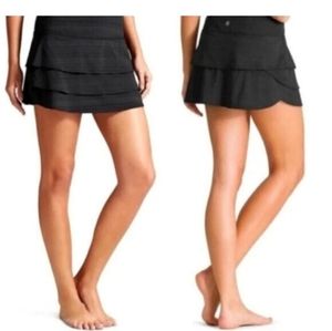 Athleta Black Tiered Skirt
